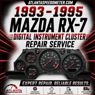 1993-1995 Mazda RX-7 Instrument Cluster Complete Rebuild