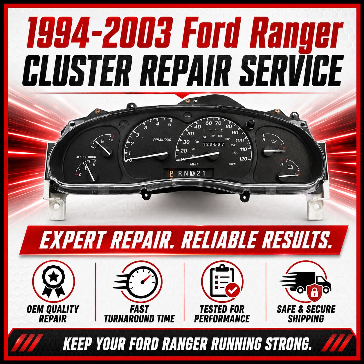 1994-2003 Ford Ranger Analog Odometer Repair