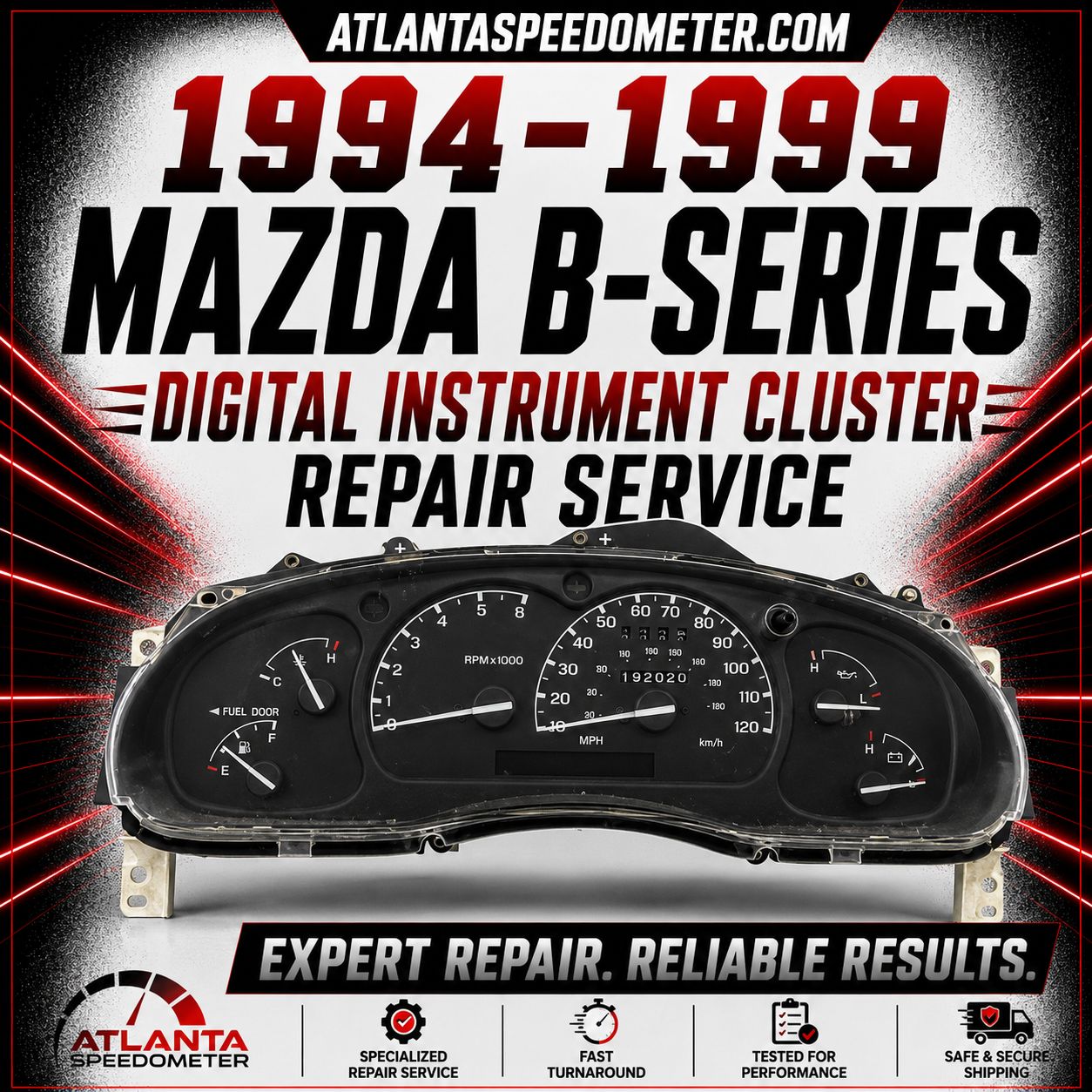 1994-1999 Mazda B-Series Pickup Analog Odometer Repair