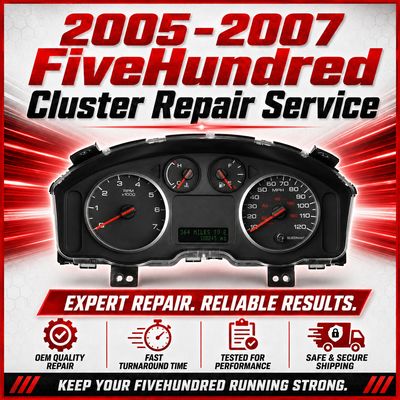 2005-2007 Ford Five Hundred Instrument Cluster Complete Rebuild