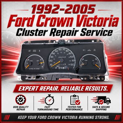 1992-2005 Ford Crown Victoria Odometer Repair (Analog Only)