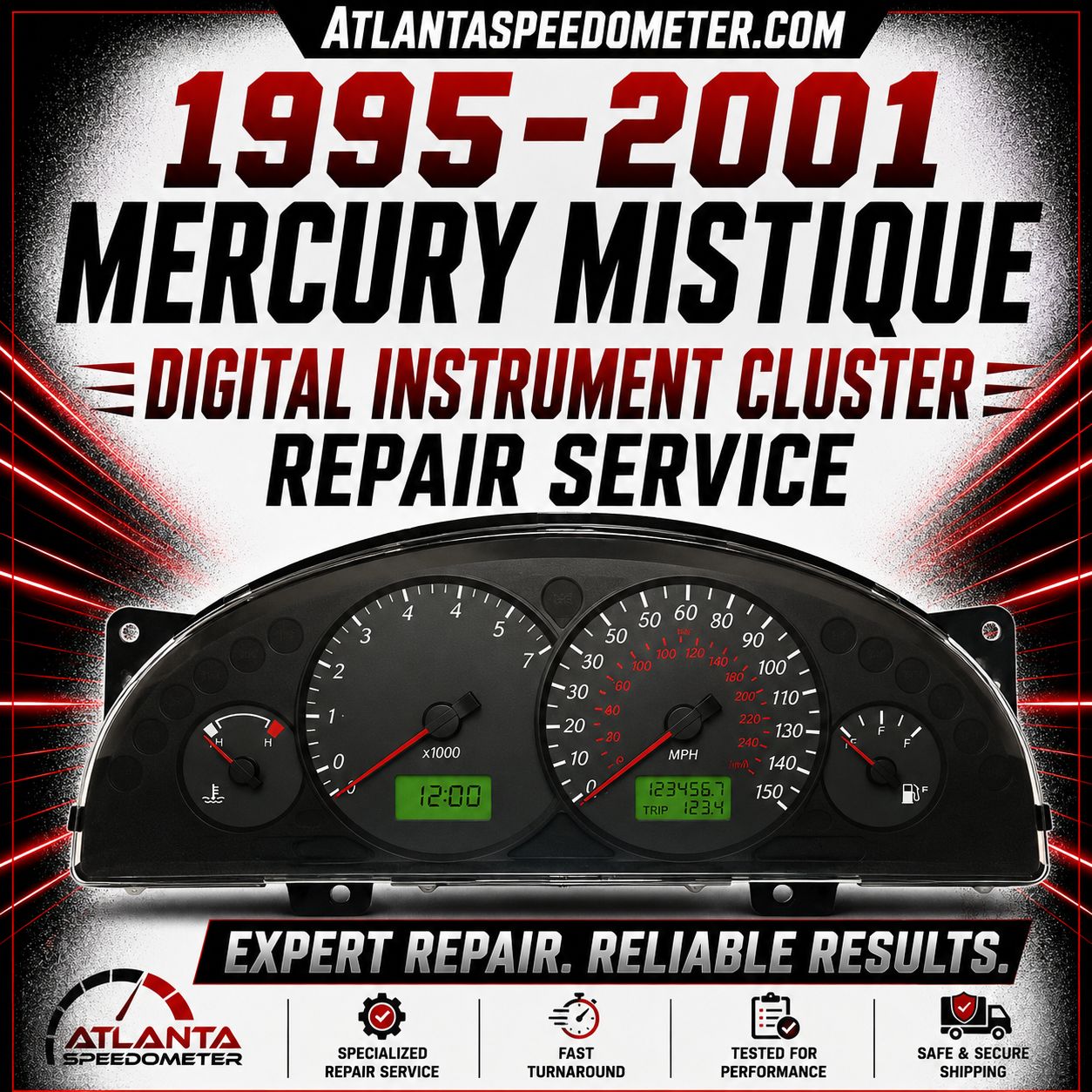 1995-2001 Mercury Mystique Odometer Repair