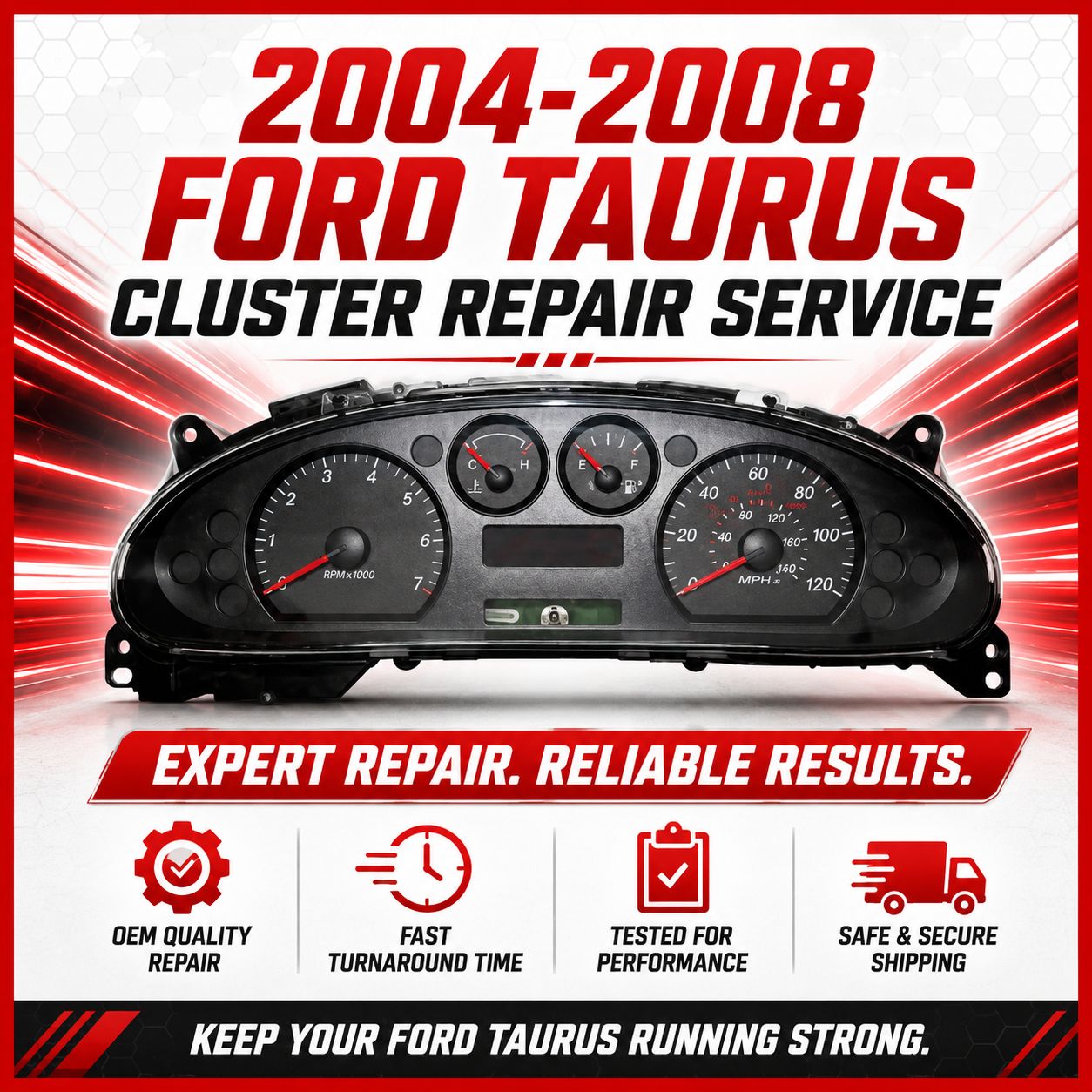 2004-2008 Ford Taurus Odometer Repair
