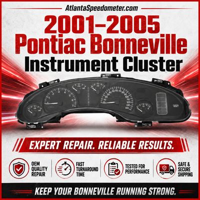 2001-2005 Pontiac Bonneville Complete Instrument Cluster Rebuild
