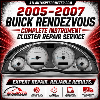 2005-2007 Buick Rendezvous Complete Instrument Cluster Rebuild