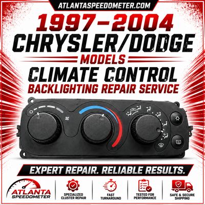 1997-2004 Chrysler/Dodge Models Climate Control Backlighting Replacement
