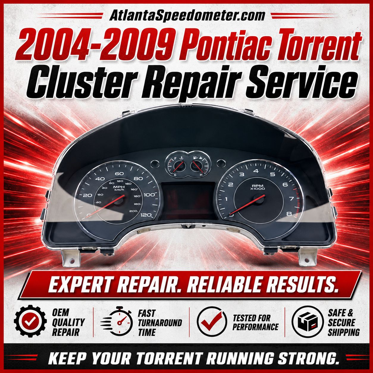 2004-2009 Pontiac Torrent Instrument Cluster Rebuild
