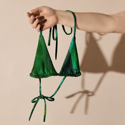 “Fealty to the Dimension” Canvas Inspired Bikini Top