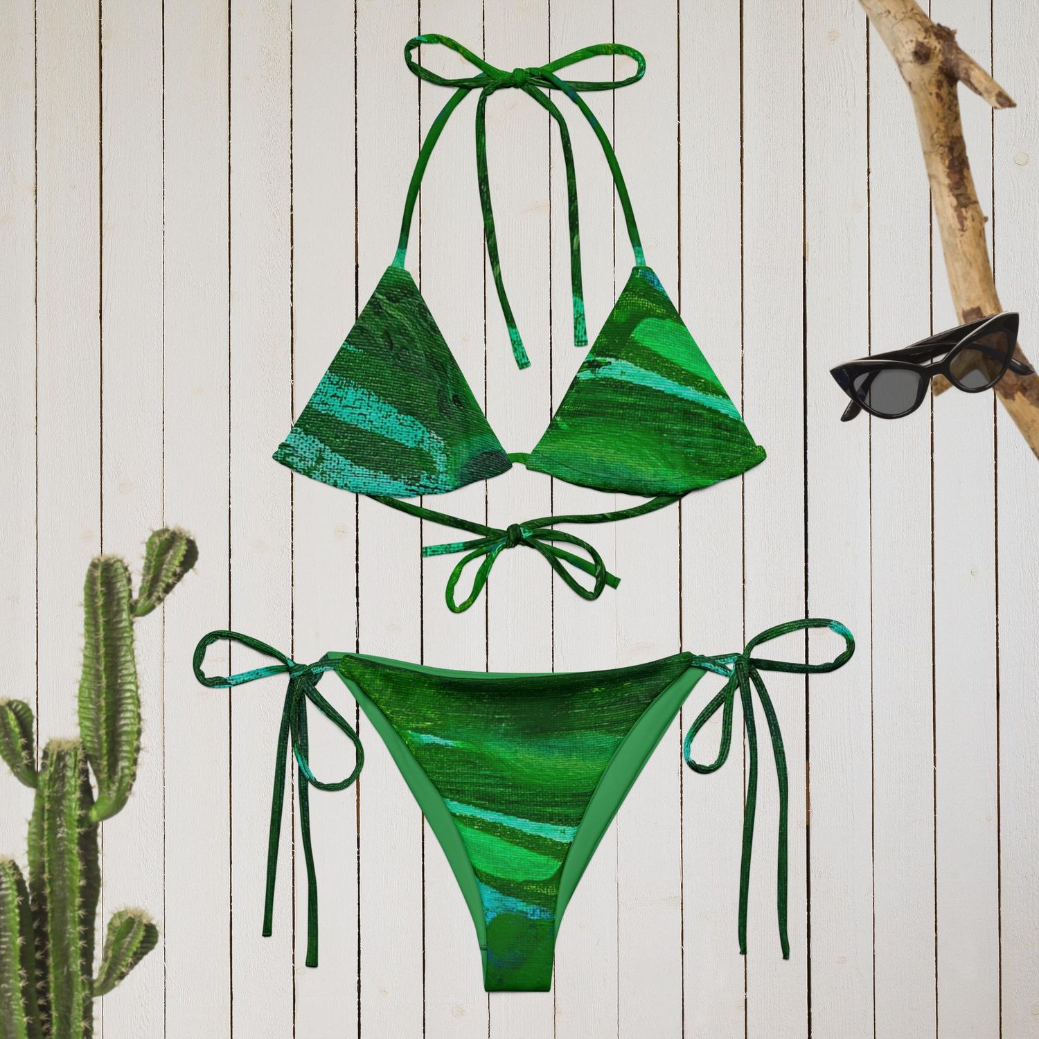 &quot;Fealty to the Dimension&quot; Canvas Inspired Bikini Set
