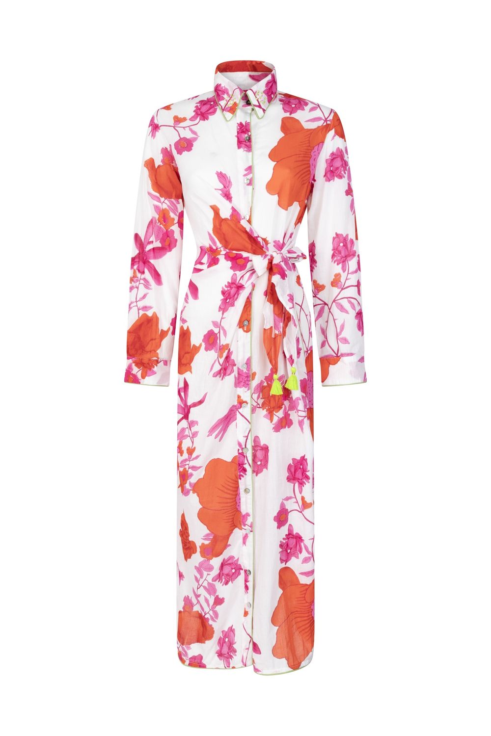 Pink Flower Dress Sleeves