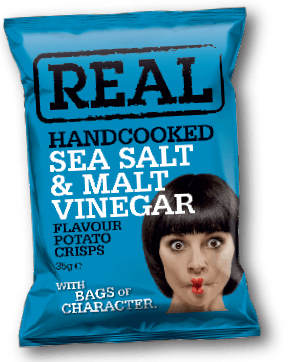 Bags of "Real" Crisps