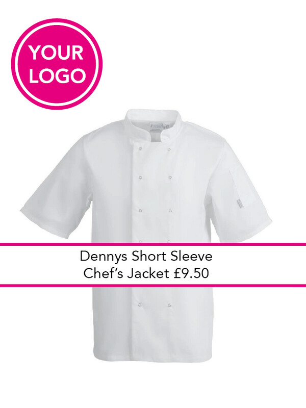 Dennys Short Sleeve Chef&#39;s Jacket