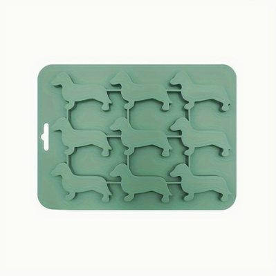 Teckel ijsblokjes maker - groen