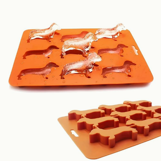 Teckel ijsblokjes maker - groen