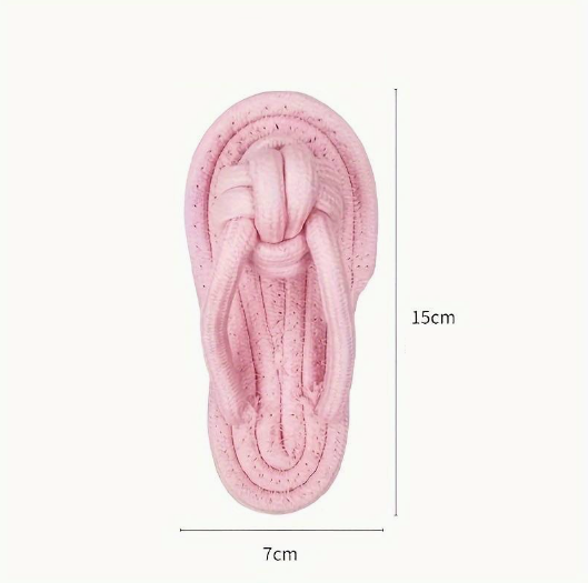 Slipper kauw speeltje - roze