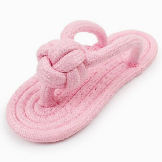 Slipper kauw speeltje - roze