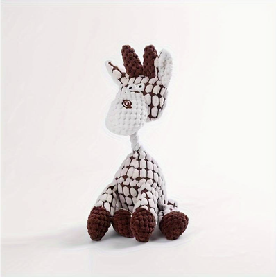 Pluche Ezel - wit/grijs