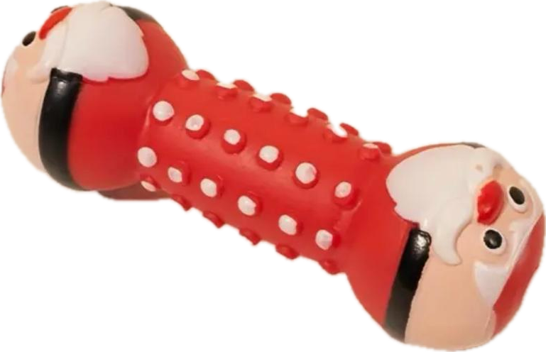 &quot;Barbell&quot; kerst honden piep speelgoed