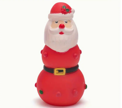 Kerstman honden piep speelgoed