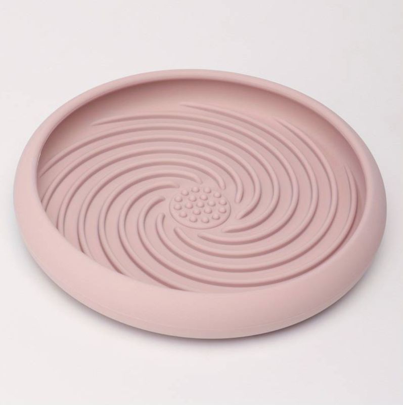 Siliconen Likmat - Slow feeder voerbak - roze