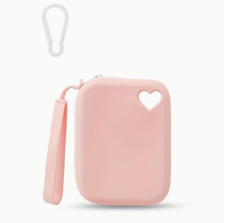 Honden beloningstasje met rits - roze