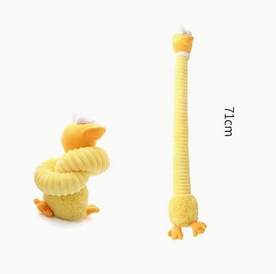 Pluche langnek speelgoed - Eend