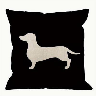 Kussenhoes "Teckel groot"