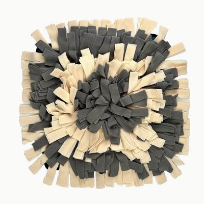 Snuffelmat vierkant large beige