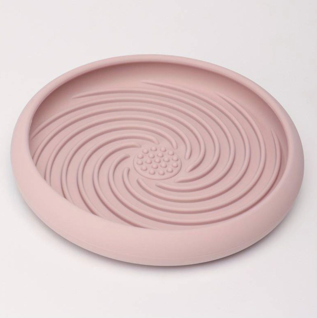 Siliconen Likmat - Slow feeder voerbak - roze