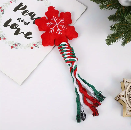 Kerstster honden speelgoed