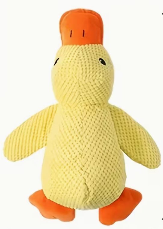 Piepend eendje - geel