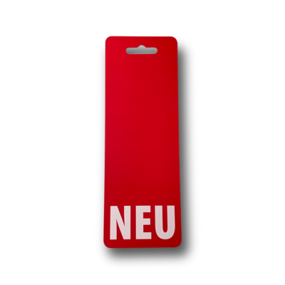 Neckhanger, Anhänger rechteckig bis 74 x 105 mm (bis DIN A7) mit Euronormloch