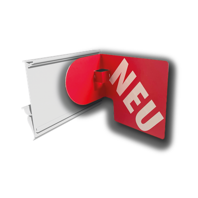 Regalstopper komplett aus Karton Regalstopper komplett aus Karton