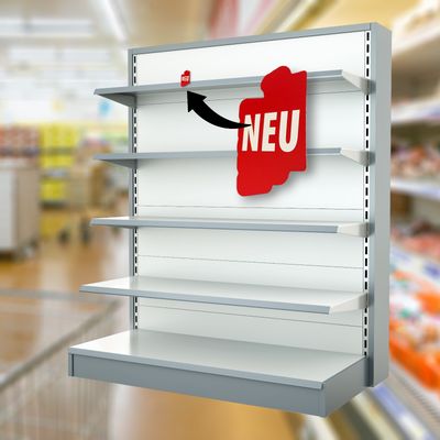 Regalstörer zwischen Produkten – kompakte POS-Werbung
