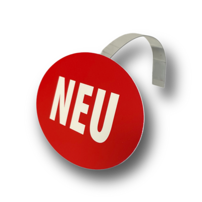 Regalwobbler 120 x 100 mm oval