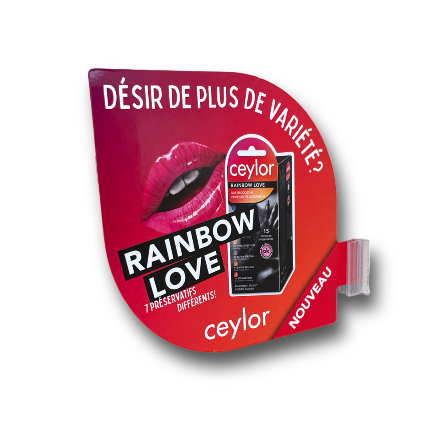 Regalstopper in der Drogeriemarkt Müller Form