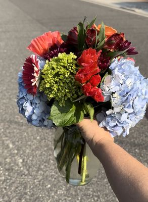 $65 Seasonal Fresh Flower Vase Arrangement