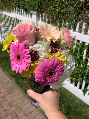 $60 Seasonal Fresh Flower Vase Arrangement