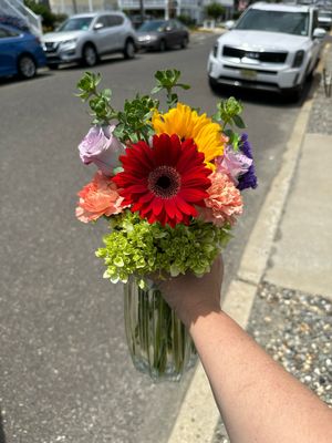 $50 Seasonal Fresh Flower Vase Arrangement