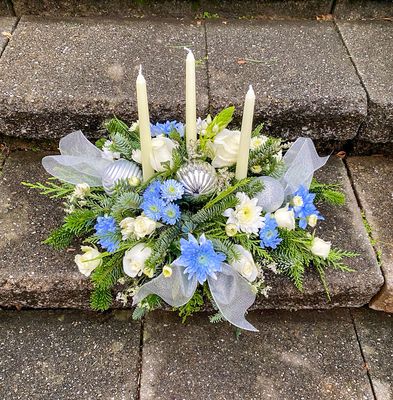 $150 Seasonal Fresh Flower Hanukkah Arrangement