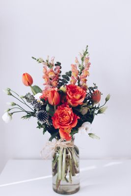 $65 Seasonal Fresh Flower Vase Arrangement