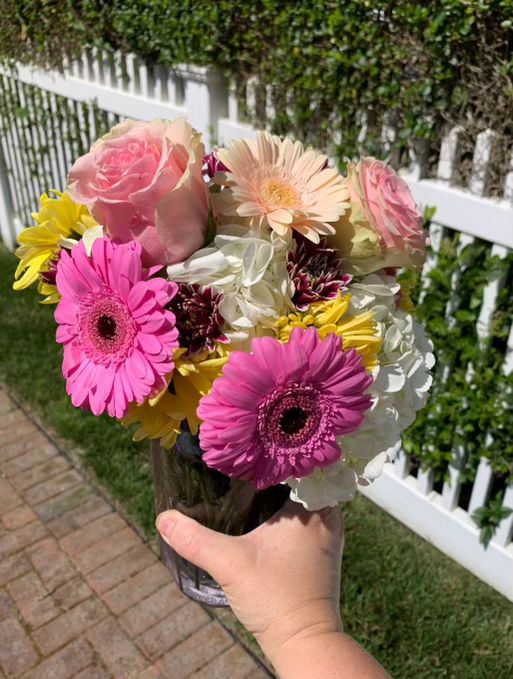 $65 Seasonal Fresh Flower Vase Arrangement
