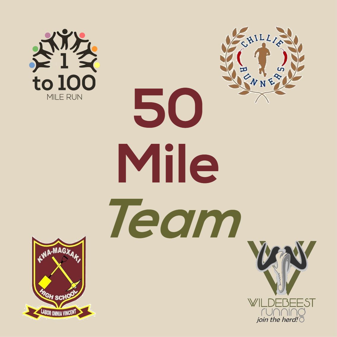 50 Mile Run TEAM Entry