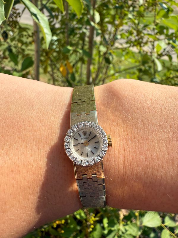 14k Yellow Gold Ladies Rolex Vintage circa 1970 Estate Watch