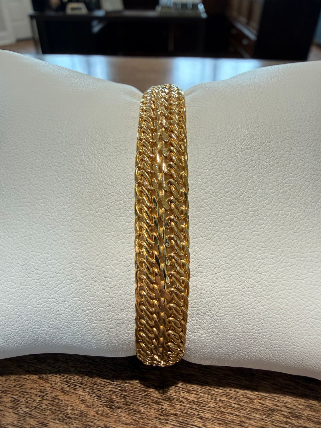 14k Woven Link Bracelet