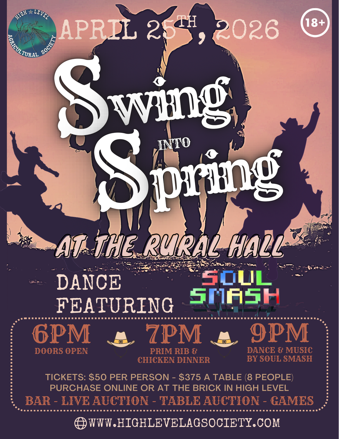 Ticket to Swing into Spring Dinner and Dance
