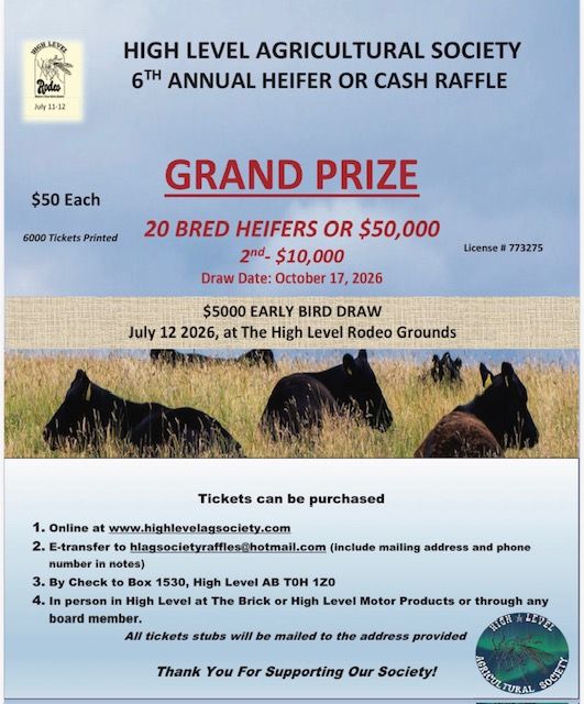 2026 Heifer or Cash Raffle