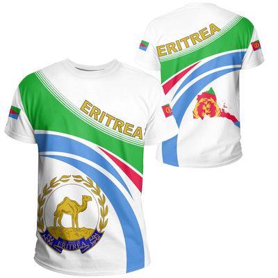 Eritrea Eritrea Flag T-shirt 3D Printing Men&#39;s Top T-shirt Cheap Wholesale To Picture Can Add Embroidery