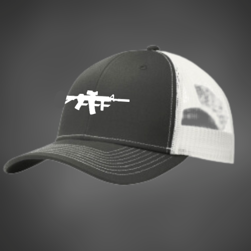 RIFLE HAT GREY/WHITE