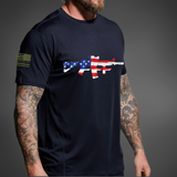 AMERICAN FLAG BLACK